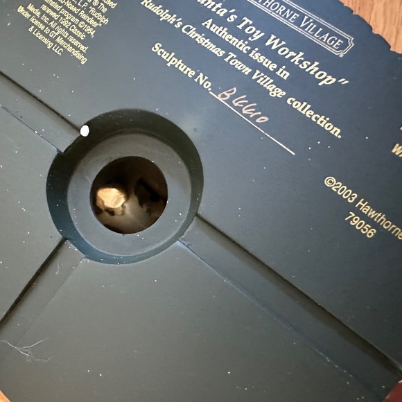 Hawthorne Village Santa's Toy Workshop Rudolph's Christmas Town - Picture 15 of 16